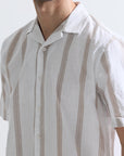 Pastel White Stripe shirts - Address pro