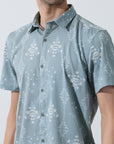 Mens Seamist green half sleeve shirts - Address