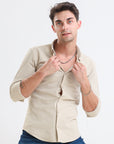 Sand Dune Slim Fit Full Sleeve