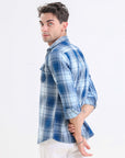 Classic Indigo Blue Elegance Shirt