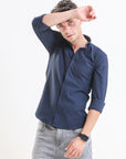 Midnight Navy Slim Fit Full Sleeve