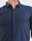 Midnight Navy Slim Fit Full Sleeve