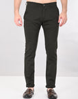 Comfort Fit Olive Cotton Pants