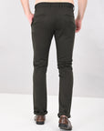 Comfort Fit Olive Cotton Pants