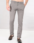 Comfort Fit Dark Grey Cotton Pants