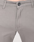 Comfort Fit Dark Grey Cotton Pants