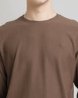 Brown Regular Fit Sweatshirt: Cozy, Casual Comfort for Chilly Days