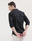 Charcoal Slim Fit Shirt: Versatile Elegance