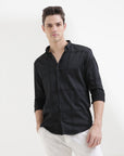 Charcoal Slim Fit Shirt: Versatile Elegance