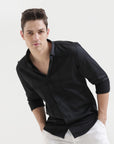 Charcoal Slim Fit Shirt: Versatile Elegance