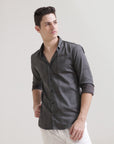 Grey Slim Fit Shirt: Versatile Elegance