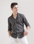 Grey Slim Fit Shirt: Versatile Elegance