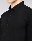 Fine dark slim fit full sleeve shirt