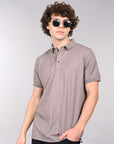 Polo T Shirt Mouse color Regular Fit