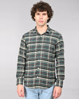 Green Full Sleeve Tapered Fit Shirt