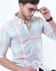 Plaids Cream Classy Check Shirt