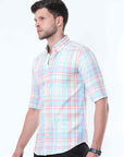 Plaids Cream Classy Check Shirt