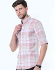 Blush Classy Check Shirt