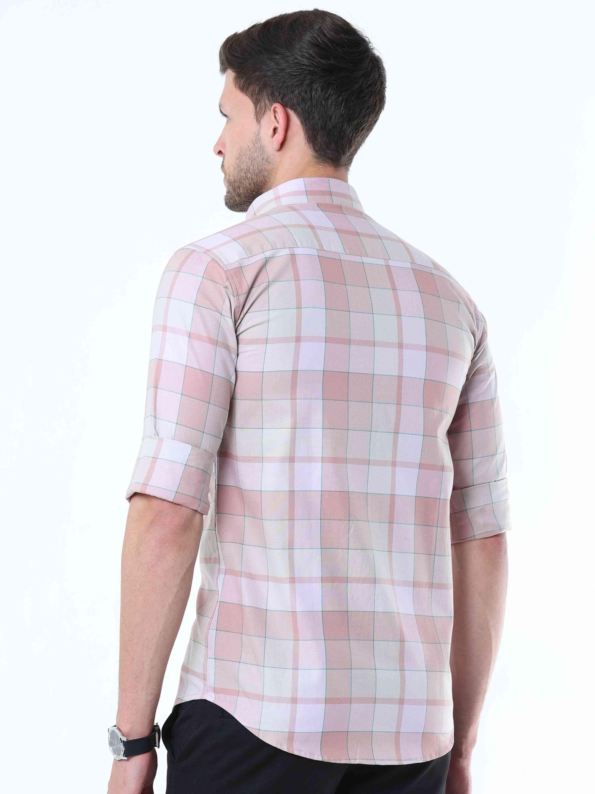 Blush Classy Check Shirt