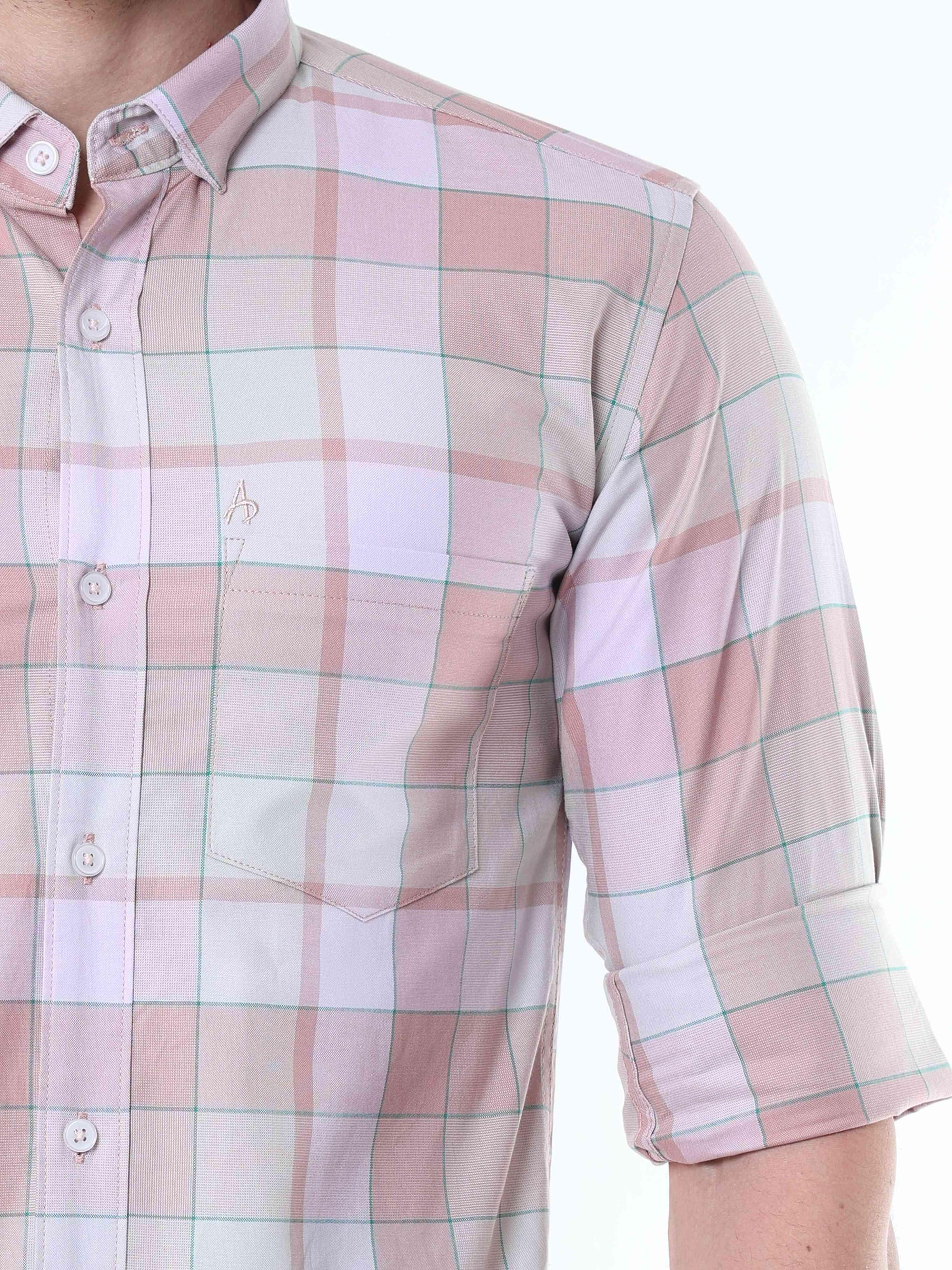 Blush Classy Check Shirt