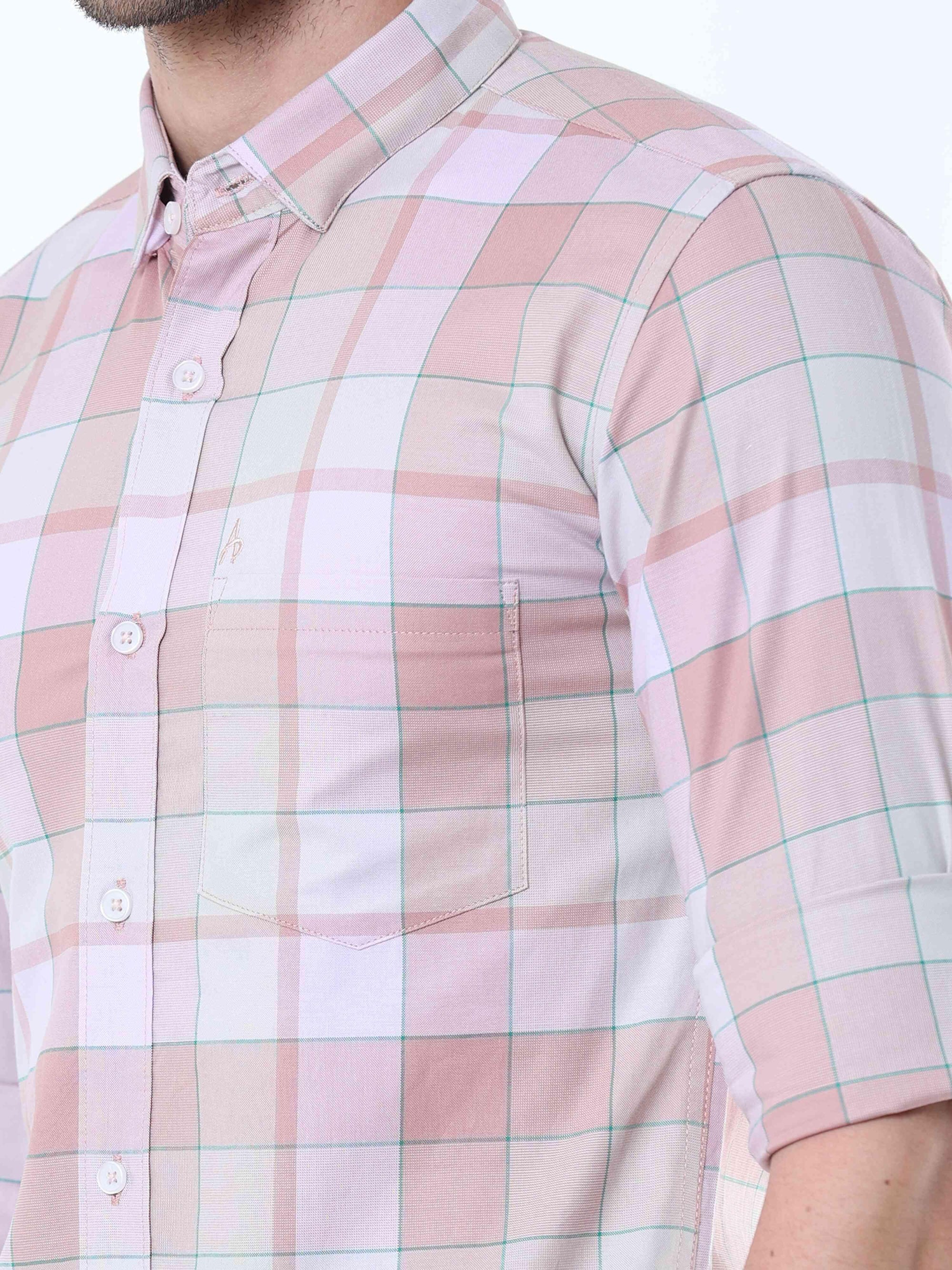 Blush Classy Check Shirt