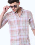 Blush Classy Check Shirt