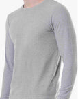 Knitted Gray Full Sleeve T-shirt