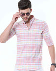 Pink Classy Check Shirt