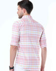 Pink Classy Check Shirt