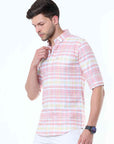 Pink Classy Check Shirt