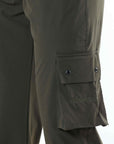 Olive Solid Cargo Pant