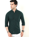 Pine Green Slim Fit Shirt