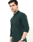 Pine Green Slim Fit Shirt