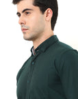 Pine Green Slim Fit Shirt