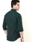 Pine Green Slim Fit Shirt