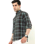 Green Slim Fit Shirt