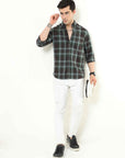 Green Slim Fit Shirt