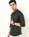 Olive Slim Fit Shirt