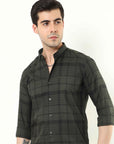 Olive Slim Fit Shirt