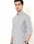 Black Stripes Slim Fit Shirt