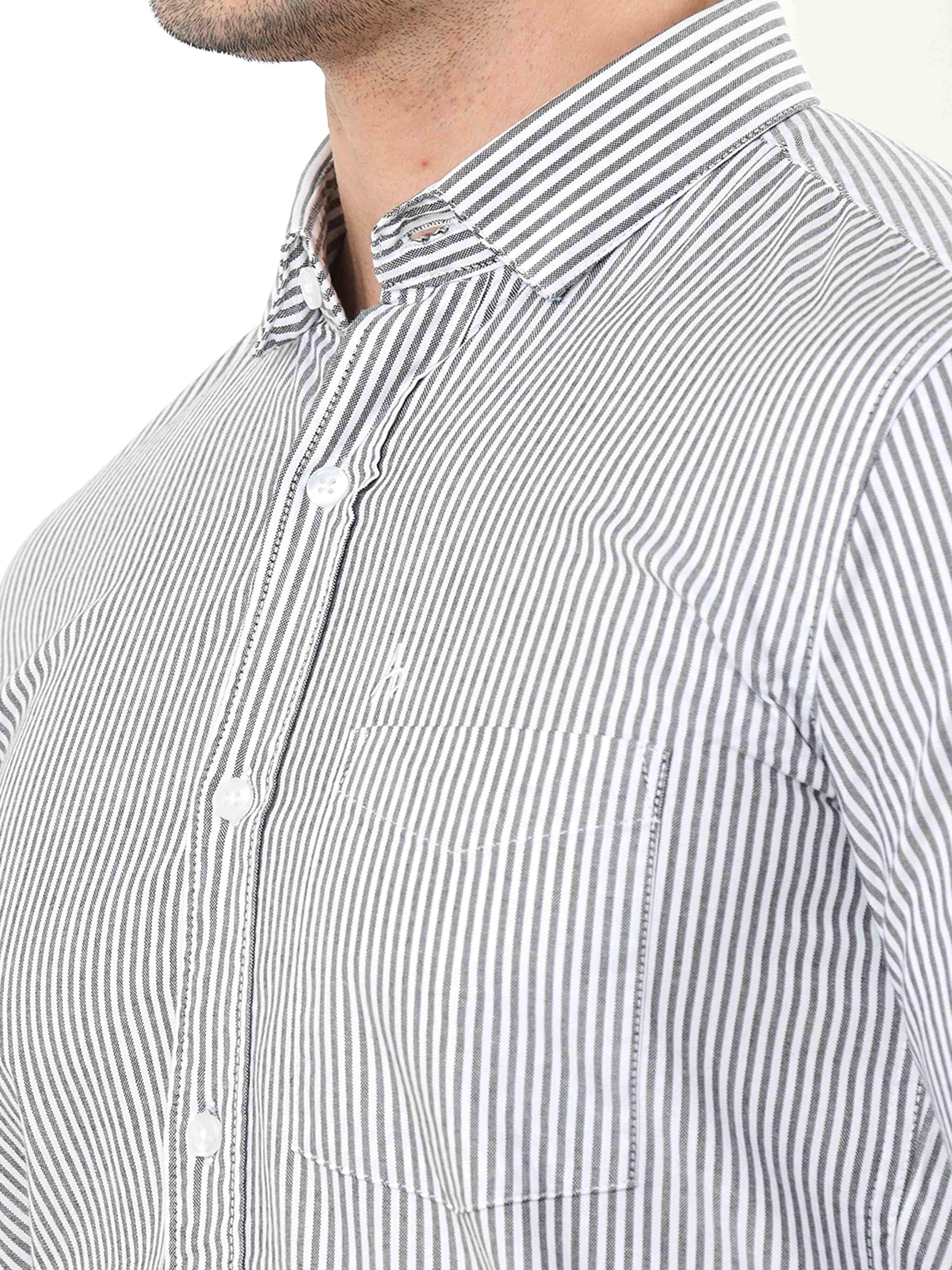 Black Stripes Slim Fit Shirt