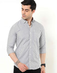 Black Stripes Slim Fit Shirt