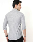 Black Stripes Slim Fit Shirt