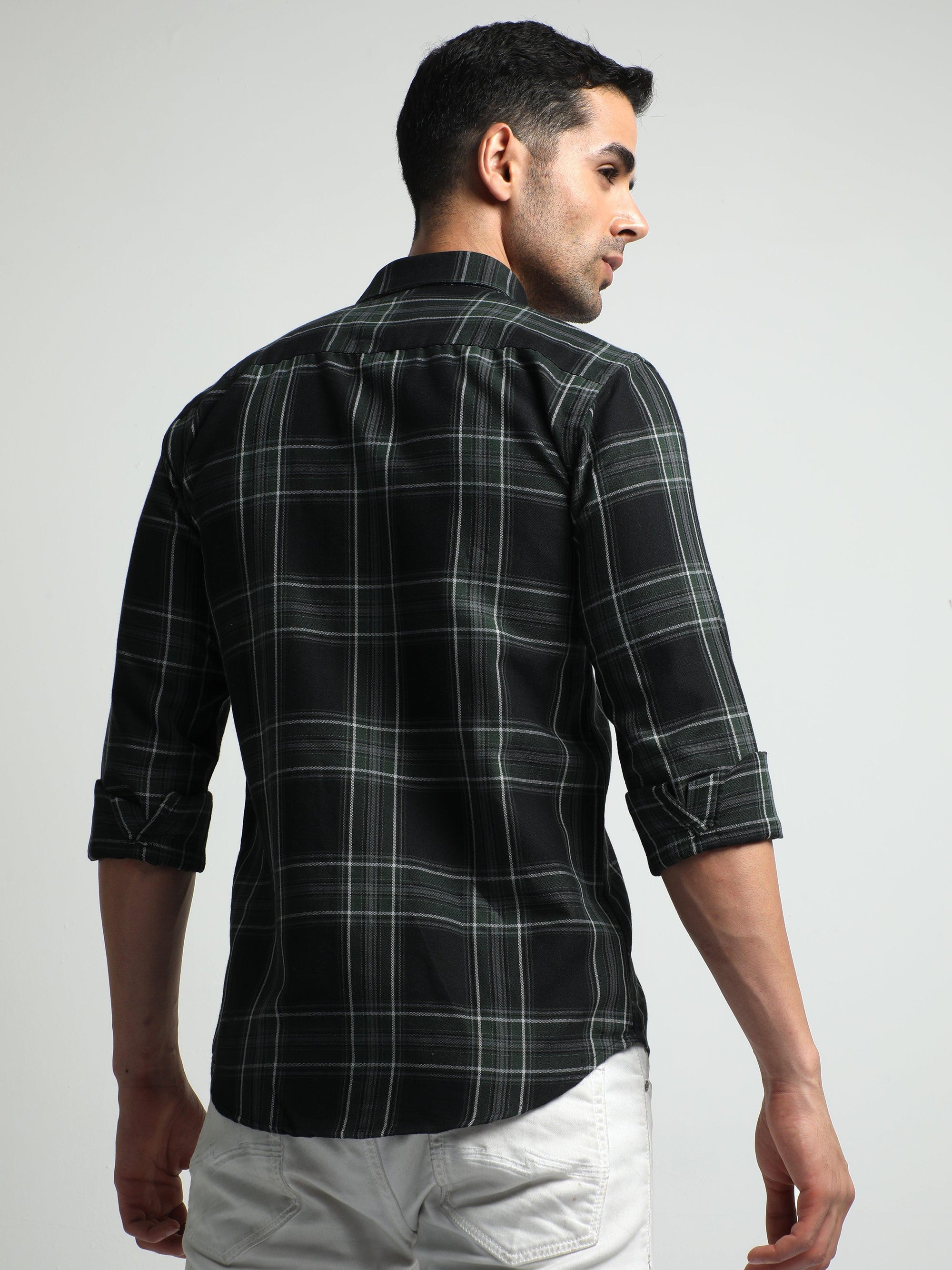 Black Checks Shirt