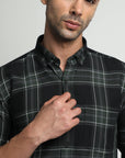 Black Checks Shirt