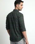 Dark Green Checks Shirt